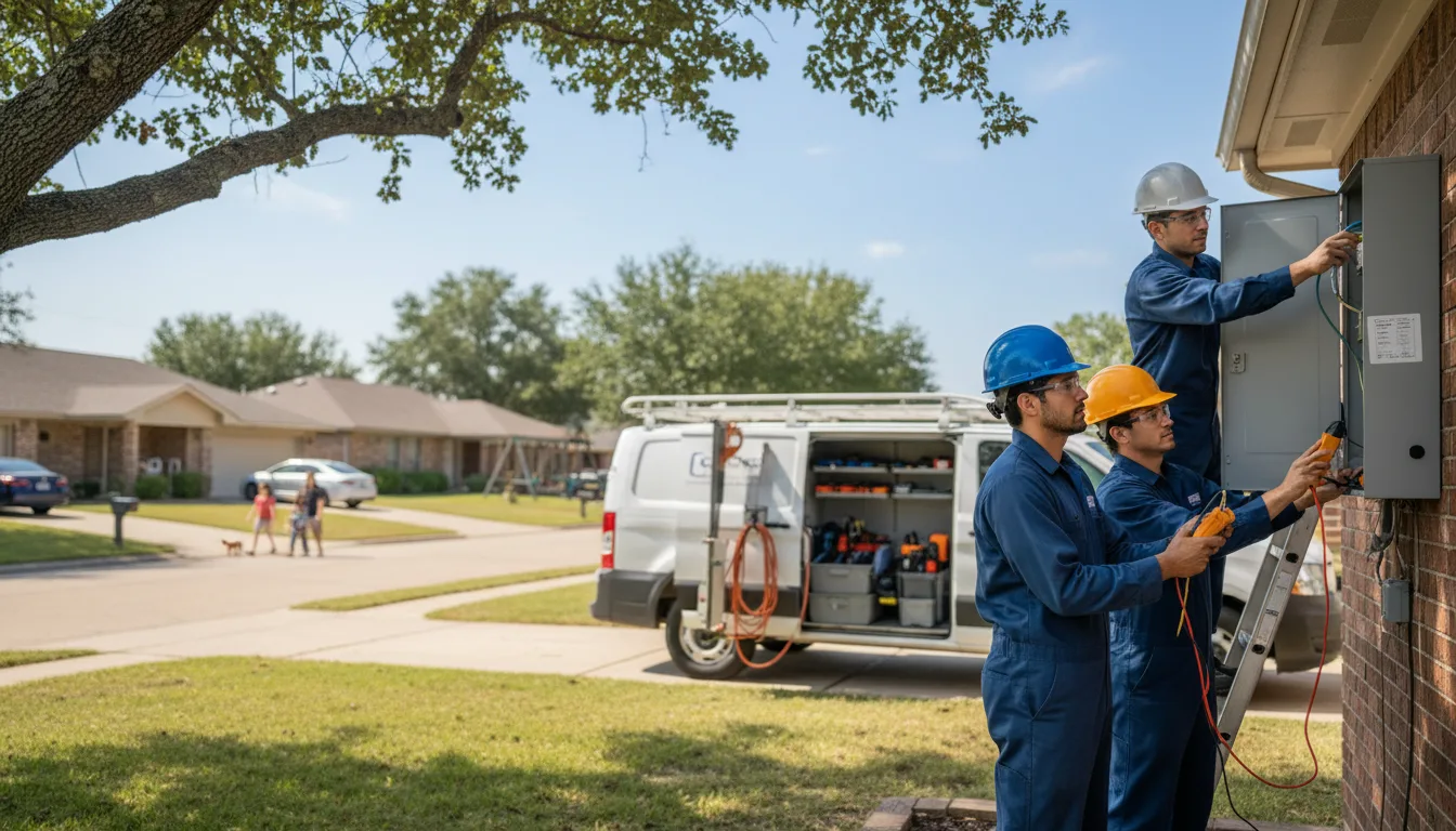 Certified electrician providing emergency electrical services in Clarksville, TN